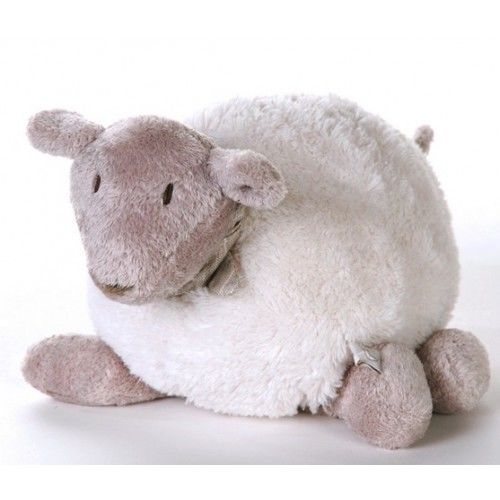  fidélie mouton peluche blanc beige 15 cm 